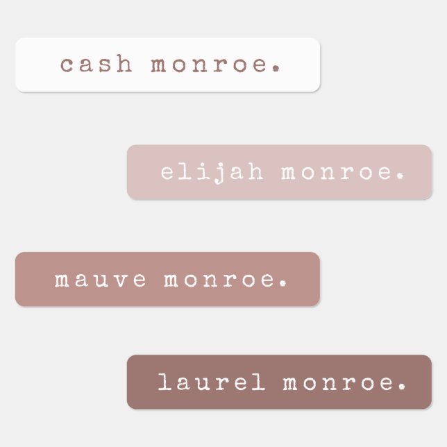 Étiquettes Clavier Simple Enfants Imperméable Nom (Groupe)