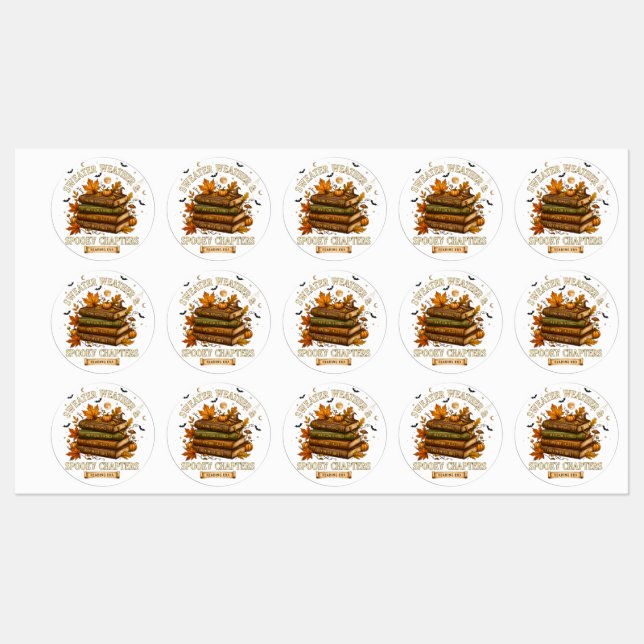 Étiquettes Climat de Pull et Chapitres Sombres (Feuille)