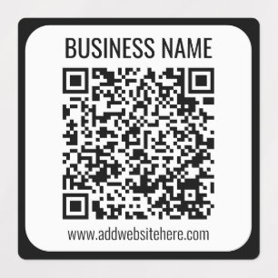 Étiquettes Code QR instantané (entrez l'URL de votre site Web