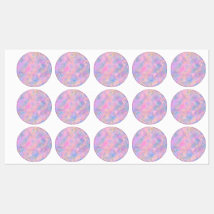 Étiquettes Combinaison géniale de couleurs pastel
