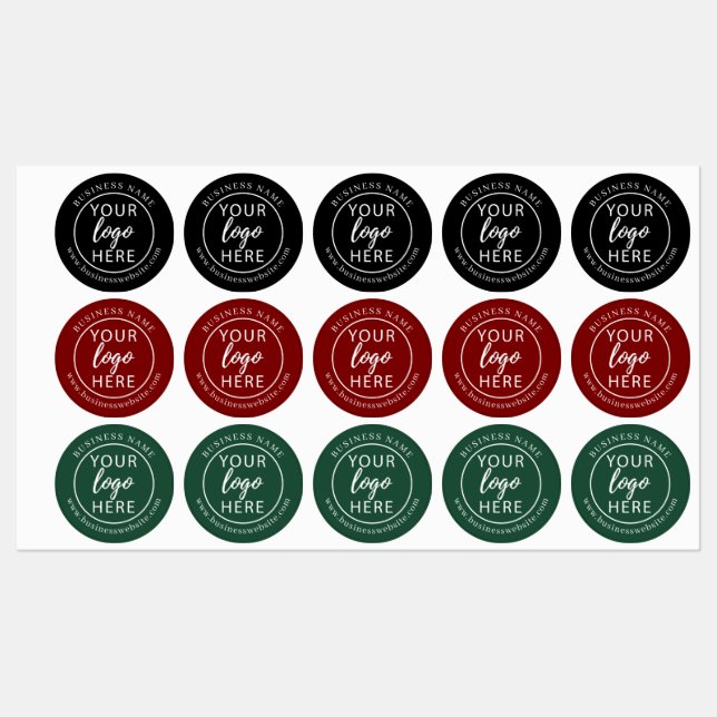 Étiquettes Conception de logo de marque pour petite entrepris (Feuille)