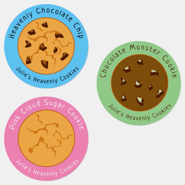 Étiquettes Cookies faits maison | Idées d'emballage créatives (Groupe)