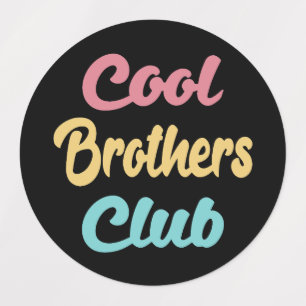 Étiquettes Cool Brothers Club II