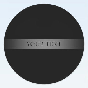 Étiquettes Couleur modifiable de bande de dégradé simple et é