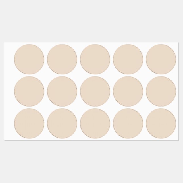 Étiquettes Couleur solide de l'amande (Feuille)