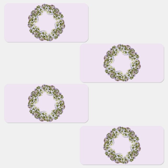 Étiquettes Couronne d'Hydrangea (Groupe)