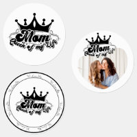 Couronne noire moderne, MAMAN Reine de ma vie 