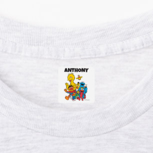 Étiquettes Coutume Vintage Sésame Street Pals Vêtements