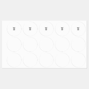 Étiquettes Créez votre propre blanc 