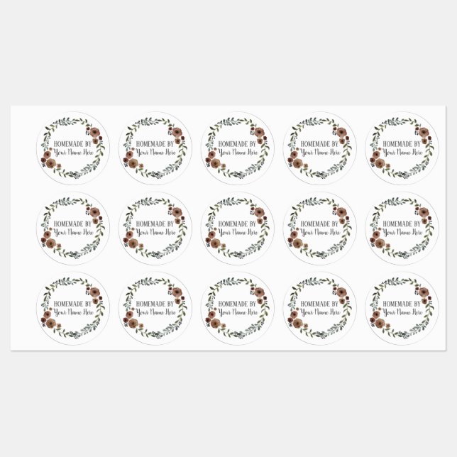 Étiquettes Cuisine maison Gâteau Vintage artisanat Fer (Feuille)