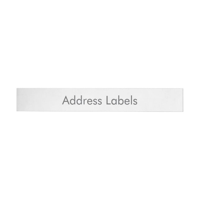 Étiquettes d'adresse (Individual)
