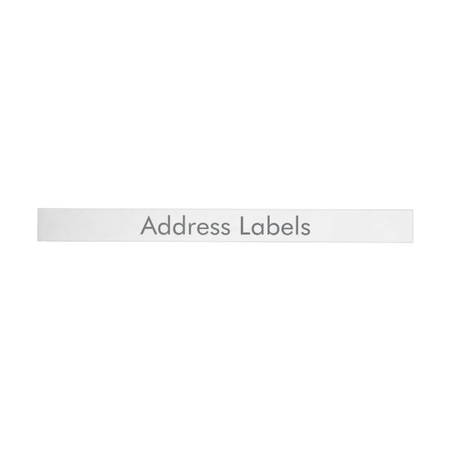 Étiquettes d'adresse (Individual)