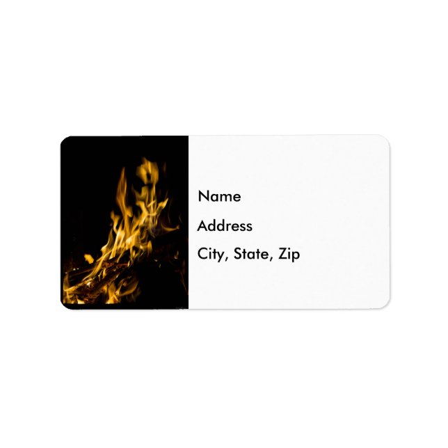 Étiquettes d'adresse Art du feu (Devant)