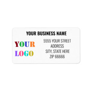 Étiquettes d'adresse commerciale personnalisées