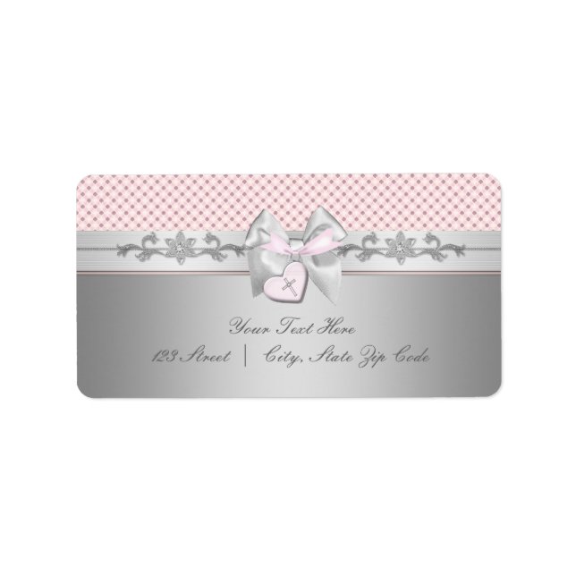 Étiquettes d'adresse Croix Rose (Devant)