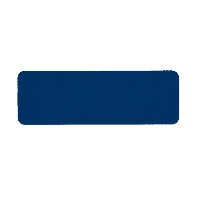 Étiquettes d'adresse de fond uni 003366 bleu foncé (Devant)