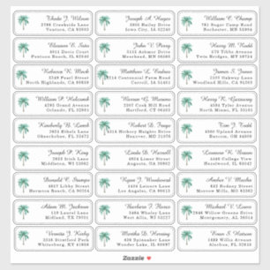 Étiquettes d'adresse de l'invité de mariage avec p
