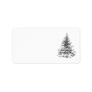 Étiquettes d'adresse de Noël SAISONNIERES