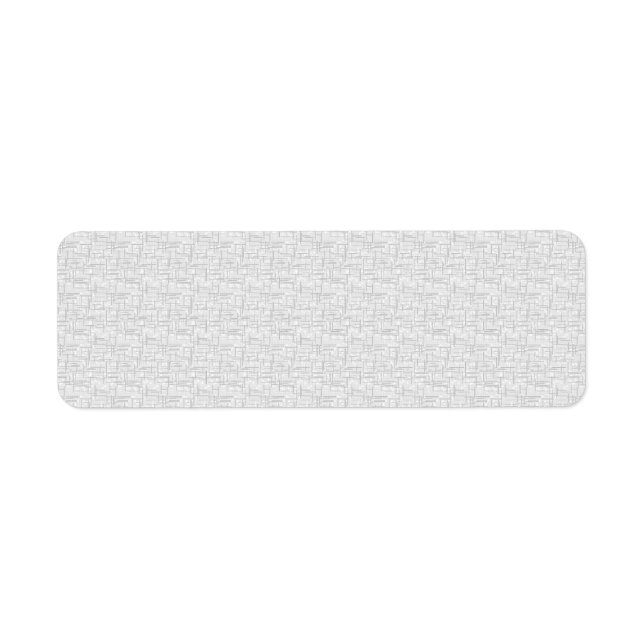 Étiquettes d'adresse de retour à texture de lin de (Devant)