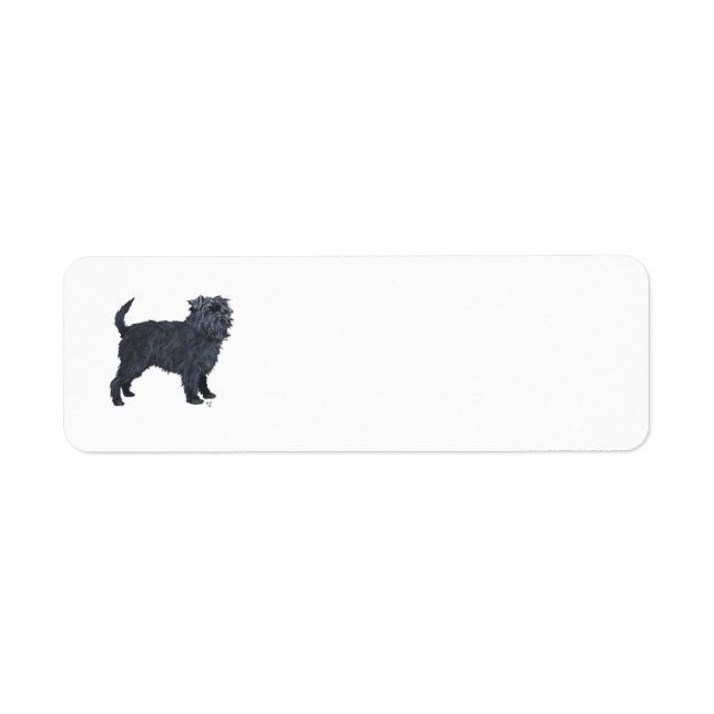 Étiquettes d'adresse de retour Affenpinscher (Devant)