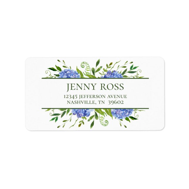 Étiquettes d'adresse de retour Baby Shower Fleurs  (Devant)