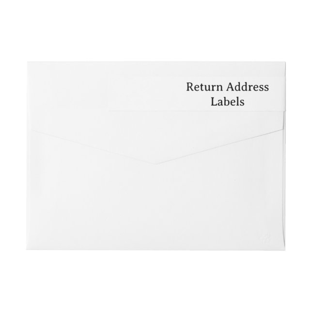 Étiquettes d'adresse de retour classiques (Dos)