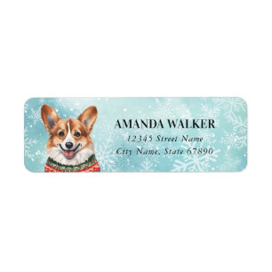 Étiquettes d'adresse de retour Corgi