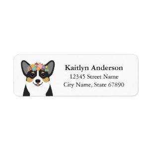 Étiquettes d'adresse de retour Corgi