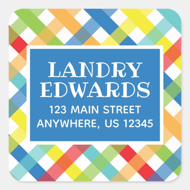 Étiquettes d'adresse de retour croisée de crise pr (Devant)