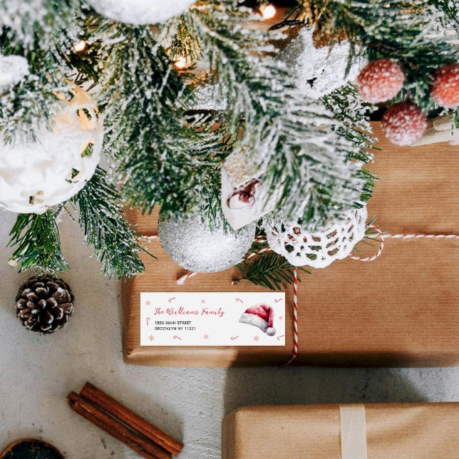 Étiquettes d'adresse de retour de Baby Shower Chri (Créateur téléchargé)