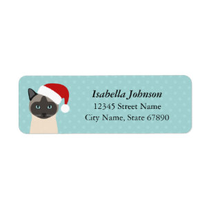 Étiquettes d'adresse de retour de chat
