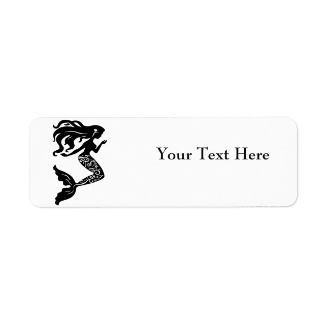 Étiquettes d'adresse de retour de sirène (Devant)