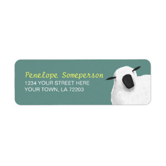 Étiquettes d'adresse de retour des moutons