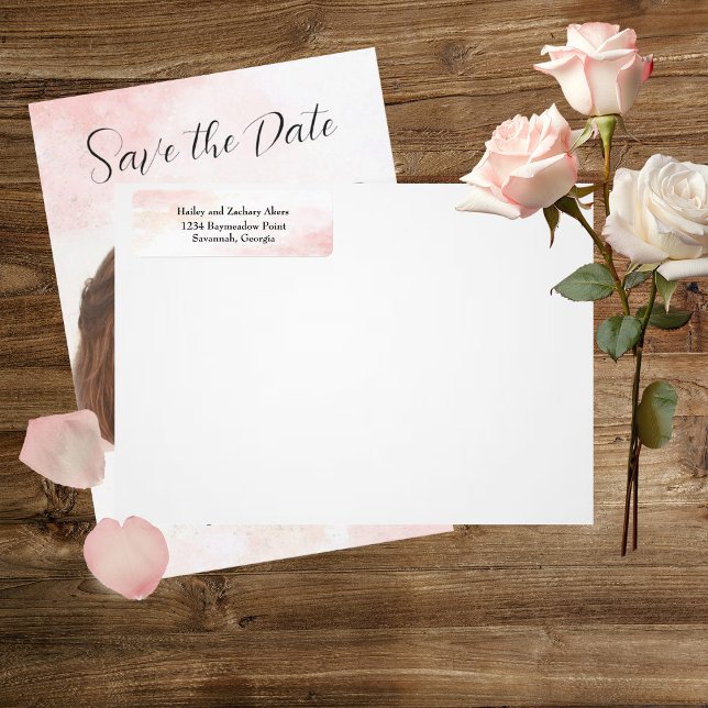 Étiquettes d'adresse de retour des Whispers roses (Créateur téléchargé)