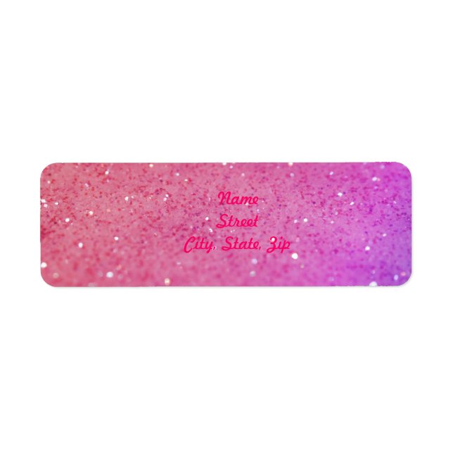 Étiquettes d'adresse de retour d'étincelles (Devant)