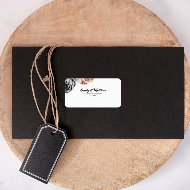 Étiquettes d'adresse de retour du concepteur de Ro (Créateur téléchargé)