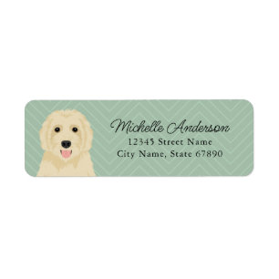 Étiquettes d'adresse de retour Goldendoodle