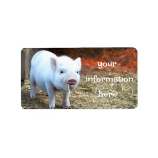 Étiquettes d'adresse de retour La Vie à la ferme c