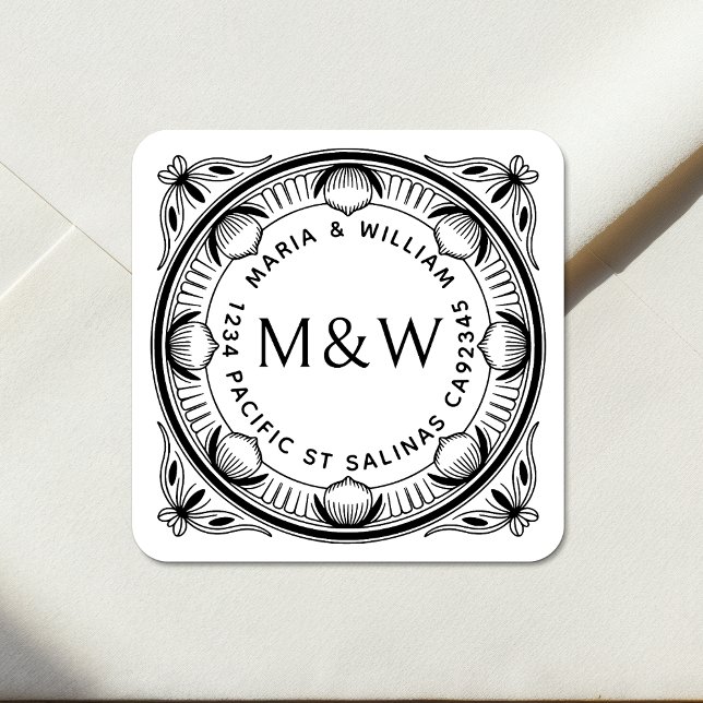 Étiquettes d'adresse de retour Lemons & Bows - Per (Créateur téléchargé)