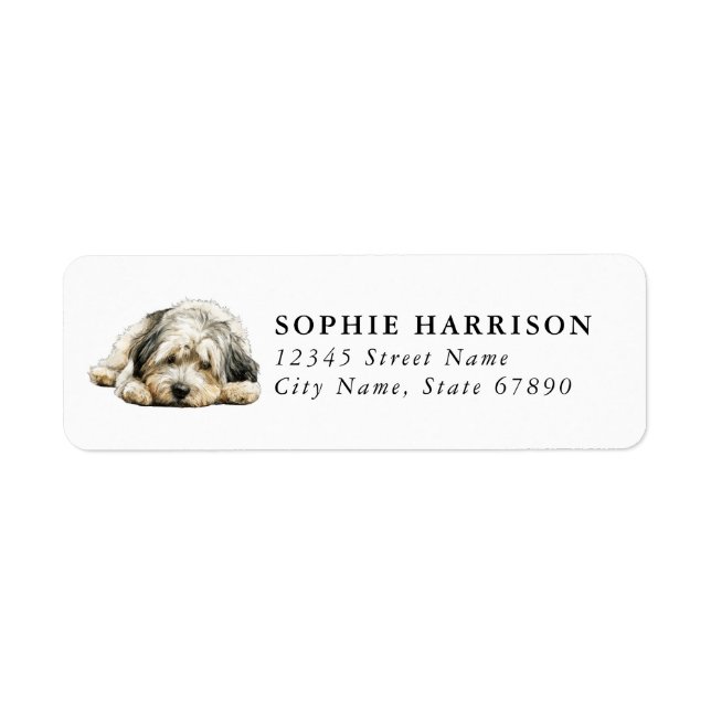 Étiquettes d'adresse de retour Lhasa Apso (Devant)