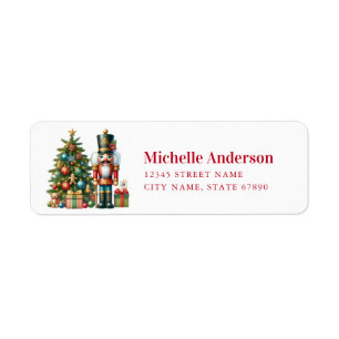 Étiquettes d'adresse de retour Nutcracker