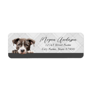 Étiquettes d'adresse de retour Pit Bull