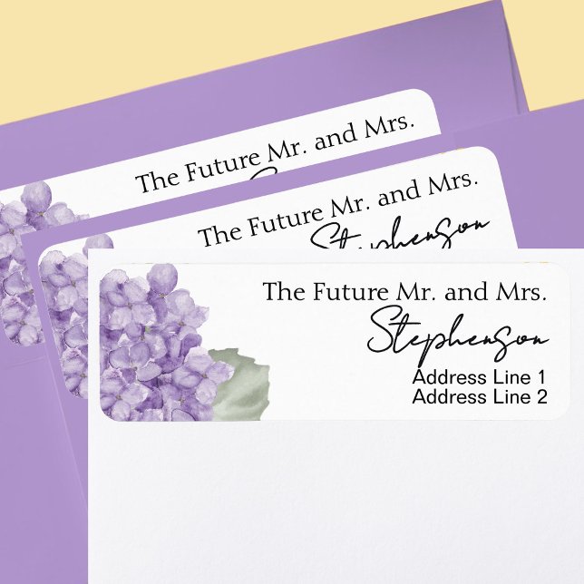 Étiquettes d'adresse de retour pour Save The Date  (Créateur téléchargé)