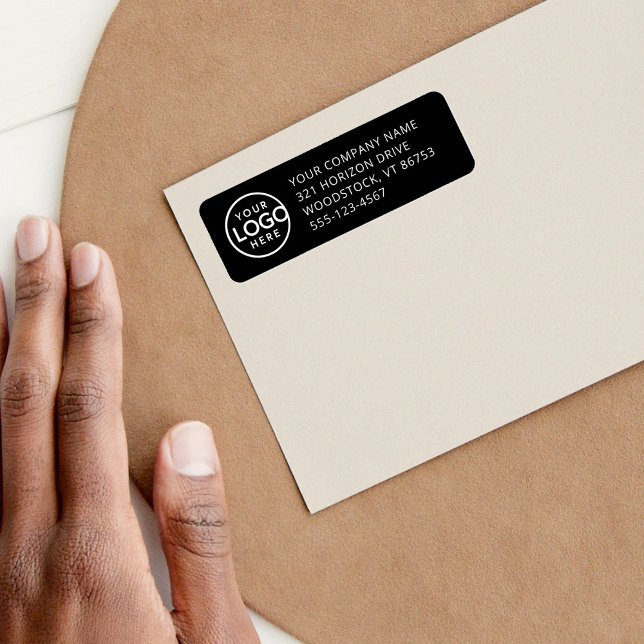 Étiquettes d'adresse de retour pré-imprimées - Log (Créateur téléchargé)