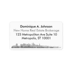 Étiquettes d'adresse de retour sur mesure de l'imm