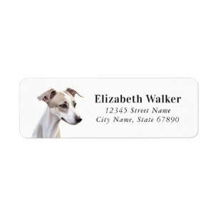 Étiquettes d'adresse de retour Whippet
