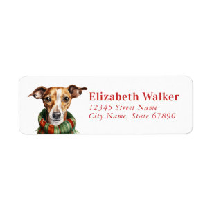 Étiquettes d'adresse de retour Whippet