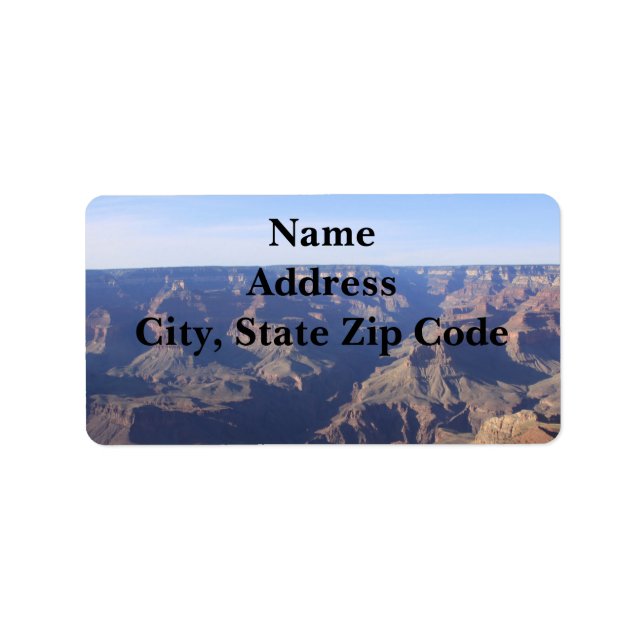 Étiquettes d'adresse du Grand Canyon (Devant)