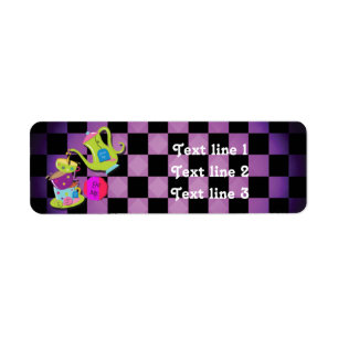 Étiquettes d'adresse MAD TEA PARTY Whimsical Wonde