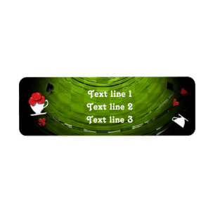 Étiquettes d'adresse MAD TEA PARTY Whimsical Wonde